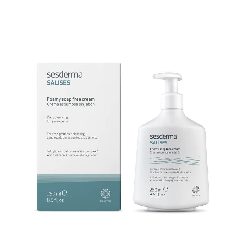 Пенящийся крем для умывания SESDERMA SALISES Facial/body foamy soap-free cream